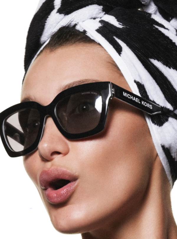 Damske Slnecne Okuliare Michael Kors Berkshires Čierne Biele - Doplnky Michael Kors Levně | QOSDJ-8341